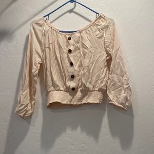 Tan blouse